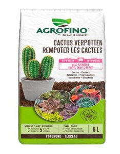 Terreau pour cactus et plantes grasses Agrofino