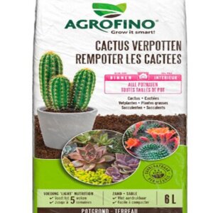 Terreau pour cactus et plantes grasses Agrofino