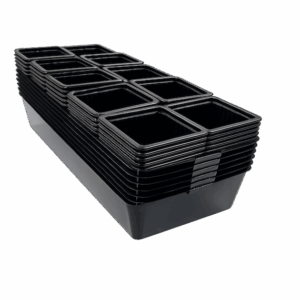 Pack 50 godets 7 cm + 5 clayettes