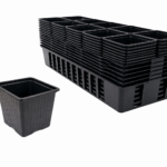 Pack 50 godets de 8 cm + 5 clayettes